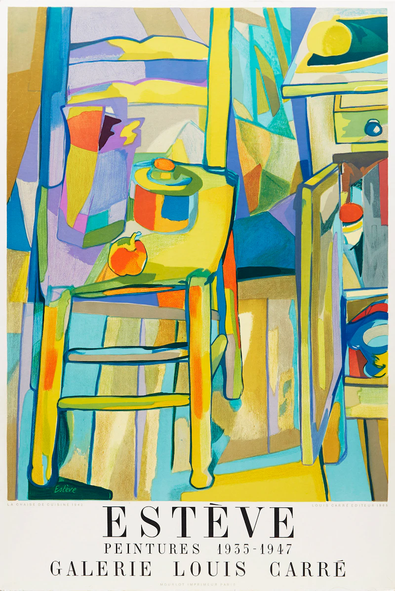 Maurice Estève, Estève, Peintures 1935-1947, Galerie Louis Carré