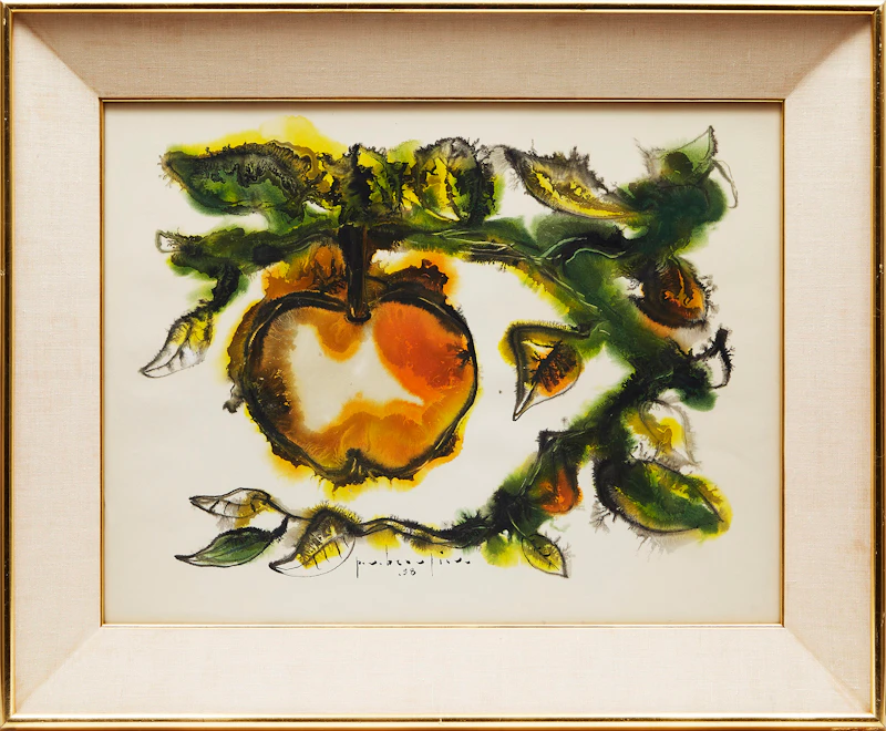 Paul-Vanier Beaulieu, Still Life, watercolour, 1958 - view 2