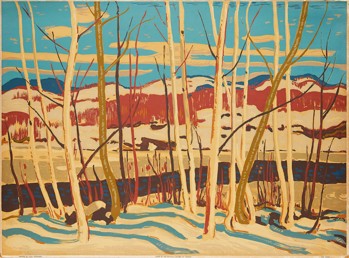 Tom Thomson, Joe Creek, silkscreen