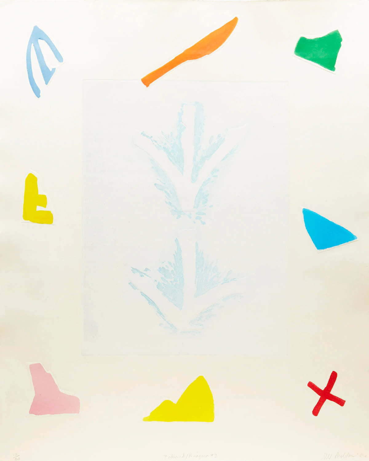 David Bolduc, Portland Niagara #2, colour etching, 1982