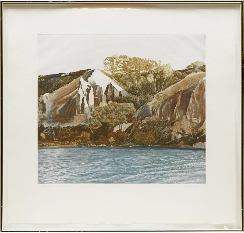 Harriet Wolfe, Scarborough Bluffs, etching in colours - view 2
