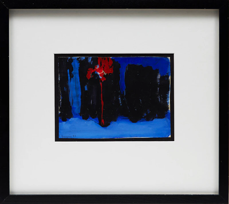 Fernand Toupin, Abstraction , gouache on paper, 1971 - view 2