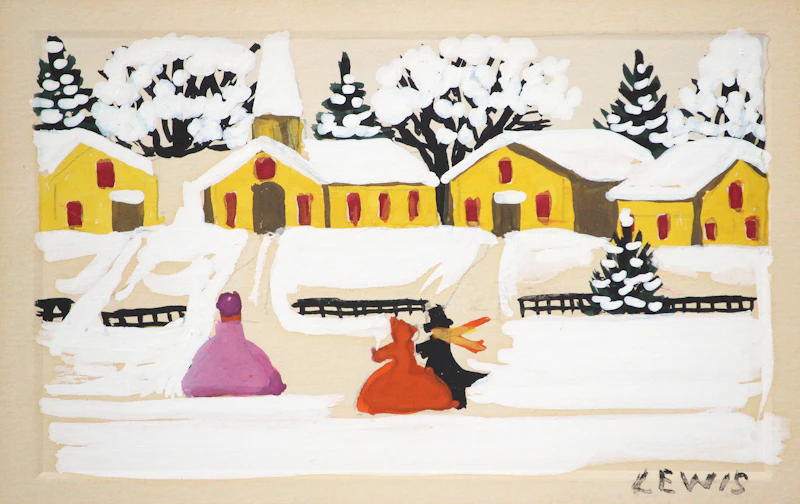 Maud Lewis, Walking to Church