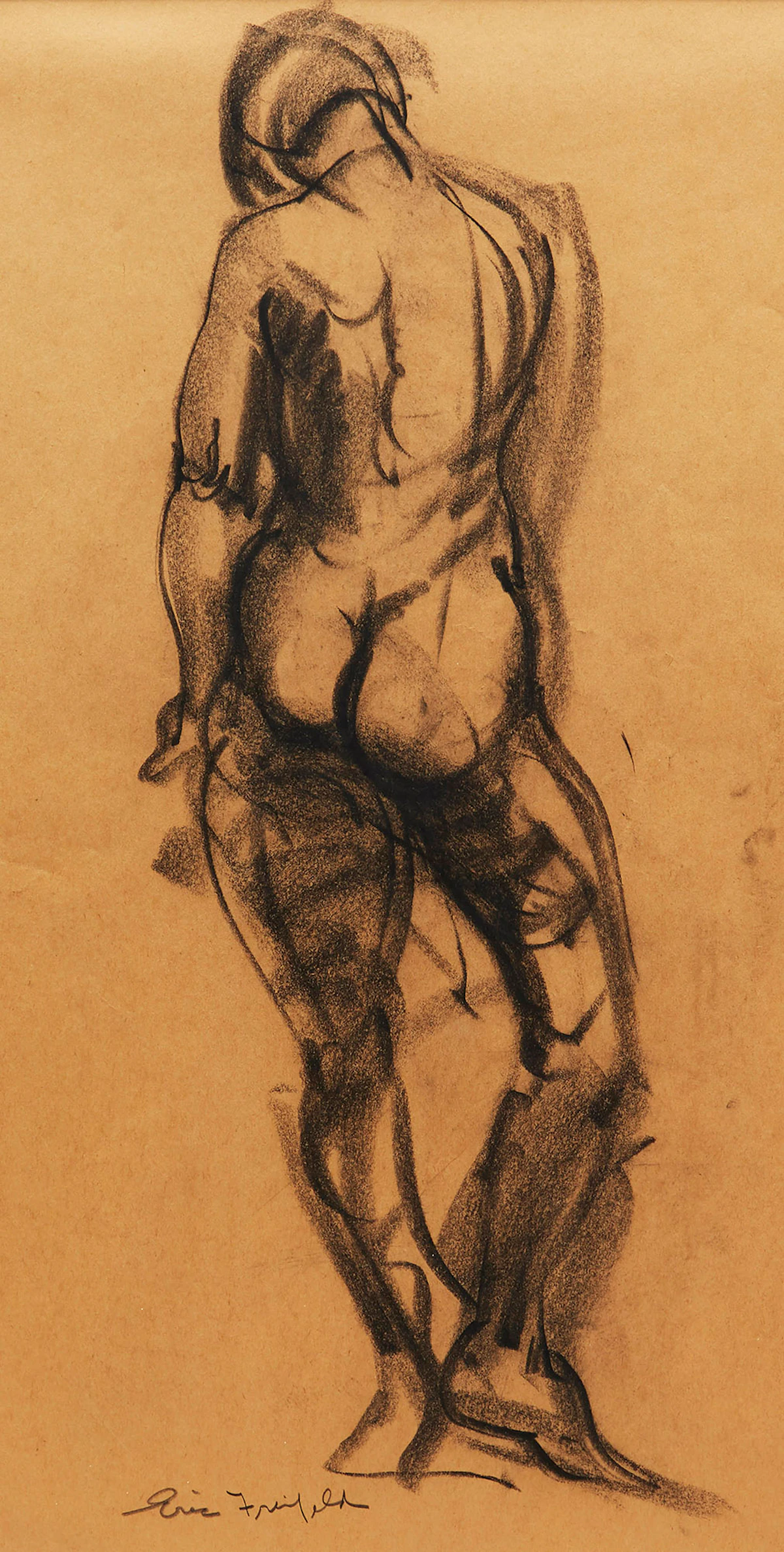 Eric Freifeld, Quick Sketch, charcoal