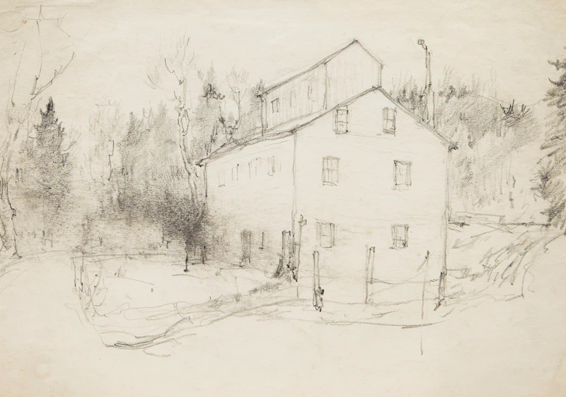 Study of a Mill House by Manly Edward MacDonald