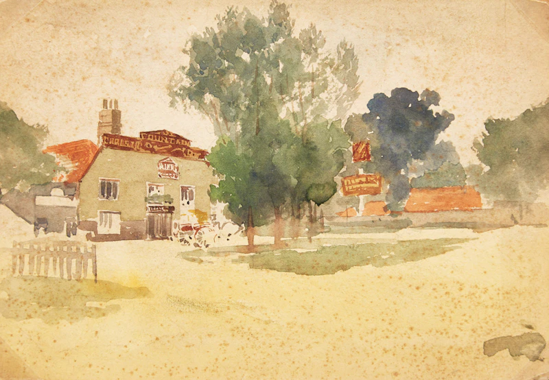 Frederic Marlett Bell-Smith, Village Scene