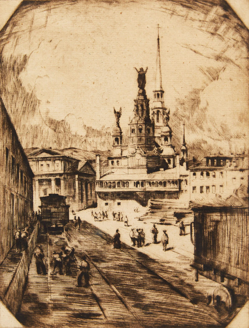 Bonsecours, Montreal, P.Q. by Herbert Raine
