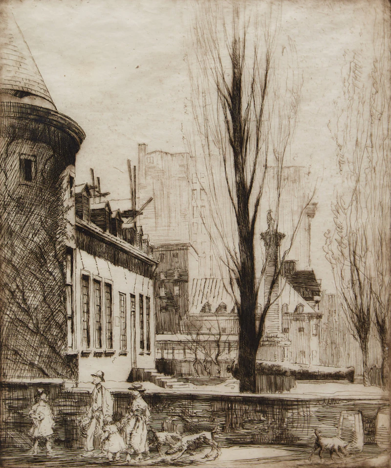 Chateau de Ramezay, Montreal, P.Q. by Herbert Raine