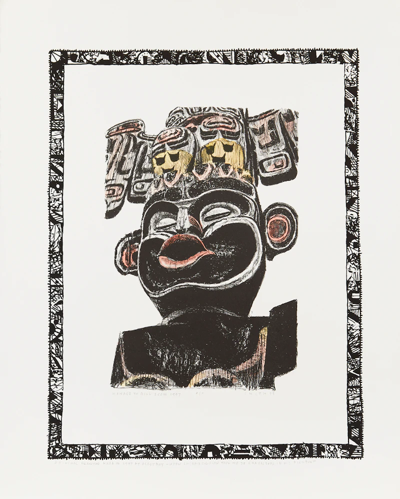 Gordon Appelbe Smith, Homage to Bill Skow, colour lithograph, 1993 - view 2