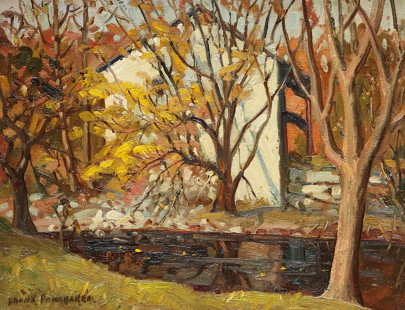 Riverside Cottage by Frank Shirley Panabaker