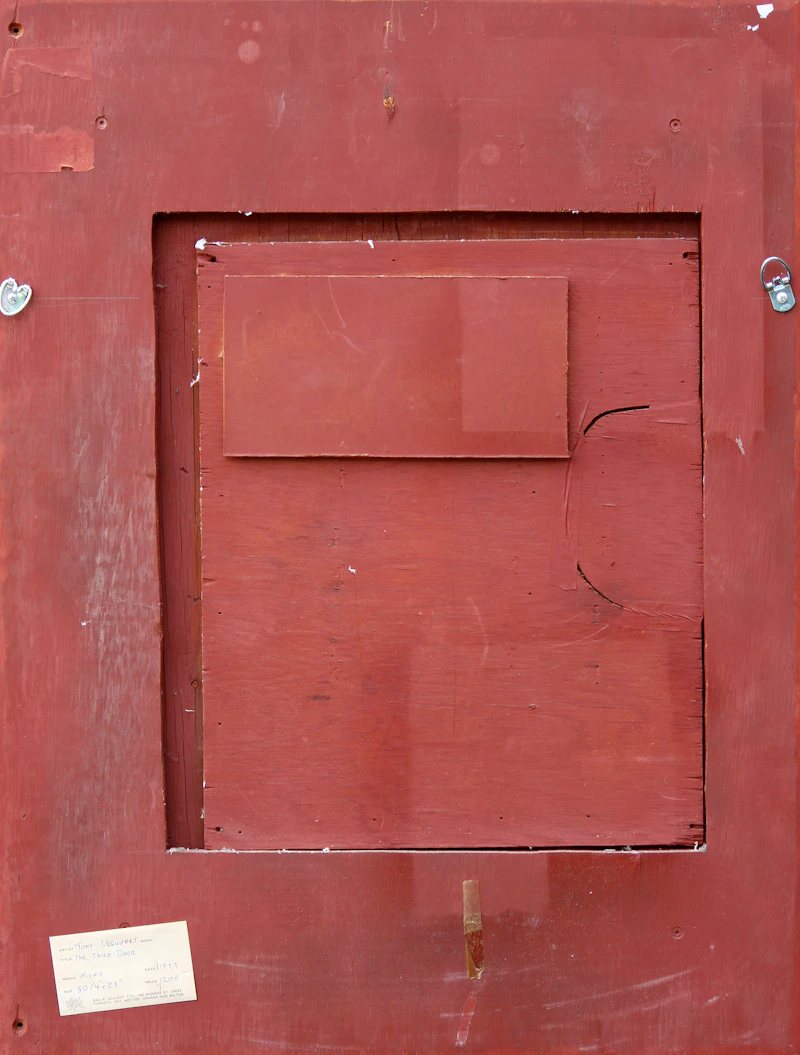 Tony Urquhart, The Third Door, mixed media construction, 1977 - view 3