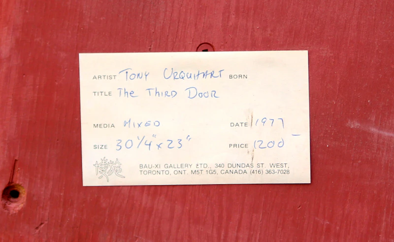 Tony Urquhart, The Third Door, mixed media construction, 1977 - view 4