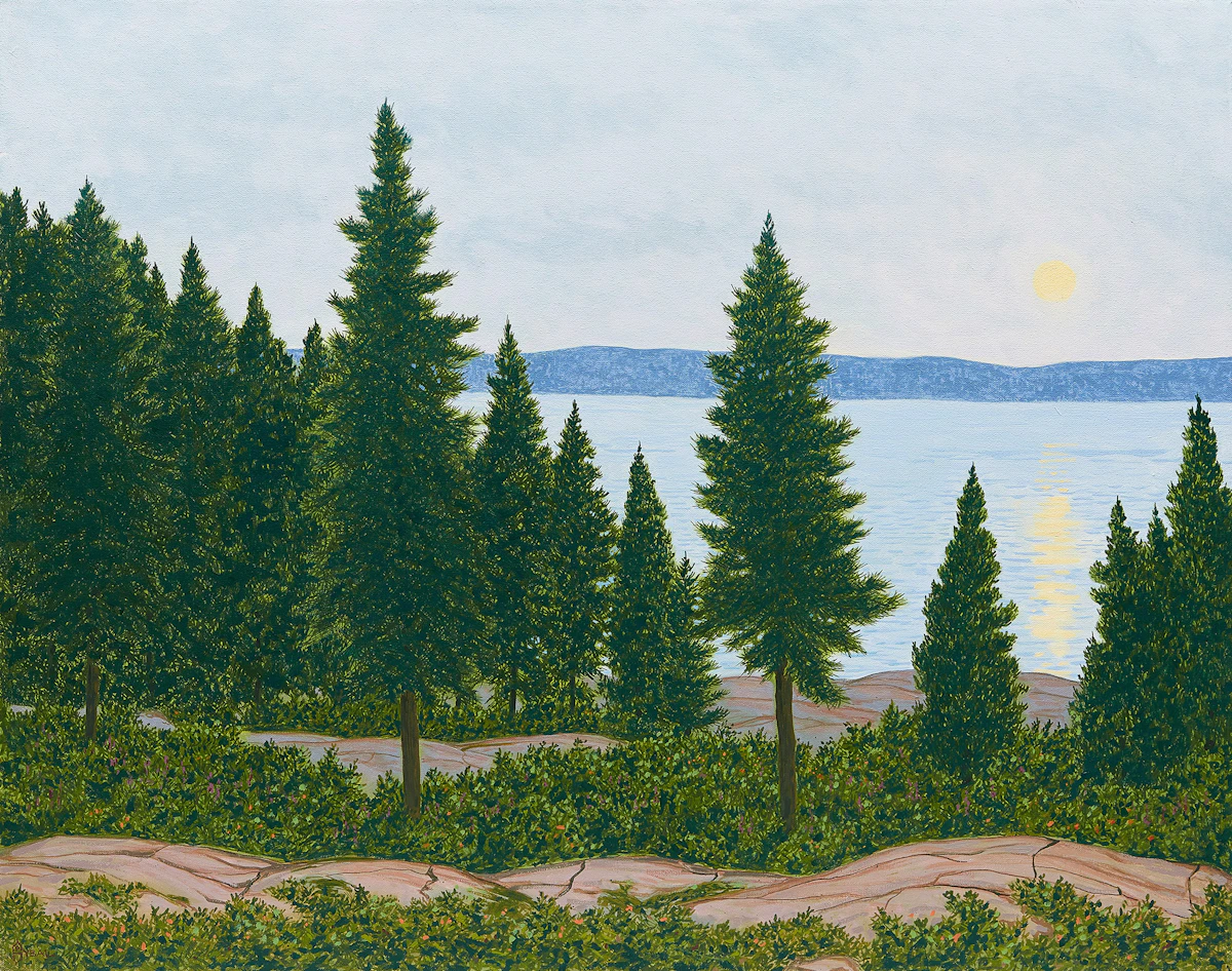 Philip Sybal, Killarney Sunrise, oil on canvas, 1992