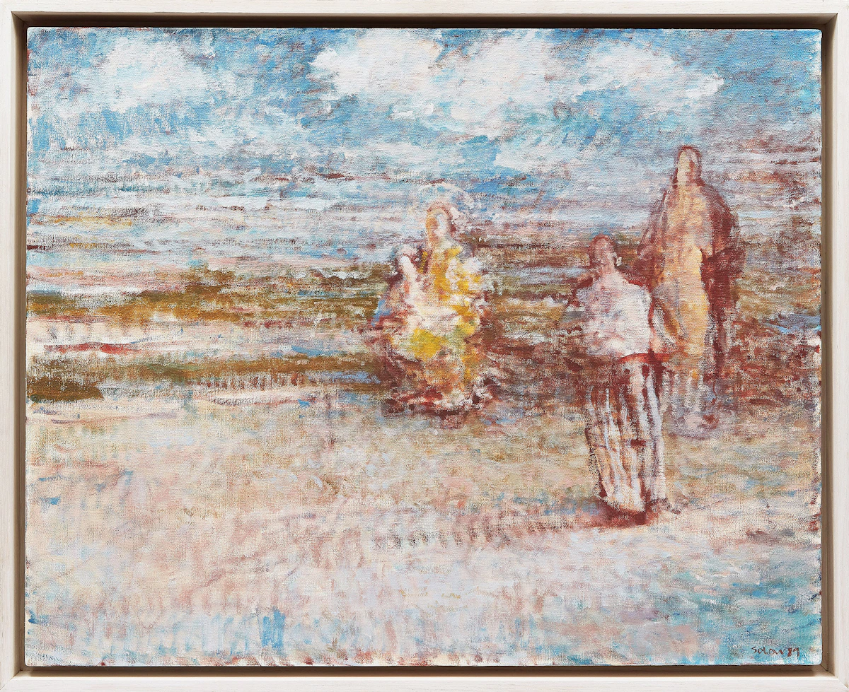 Peter Solow, Madonna and Child, oil on canvas, 1989