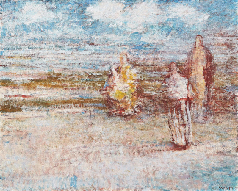 Peter Solow, Madonna and Child, oil on canvas, 1989 - view 2