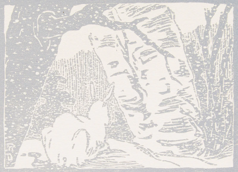 Rodolphe Duguay, Untitled (Rabbit in Snow)
