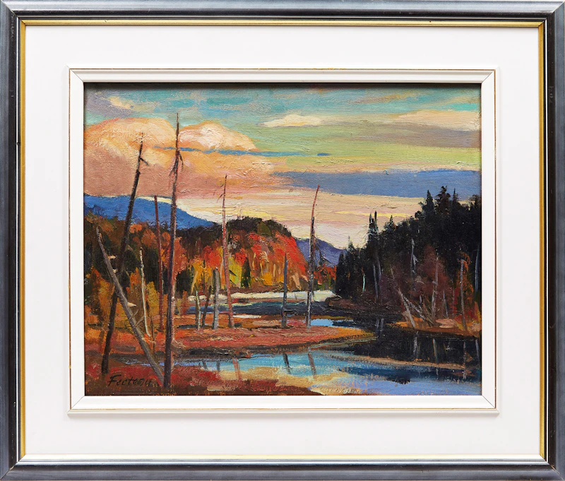 Marcel Fecteau, Lost River, P.Q. , oil on canvas - view 2