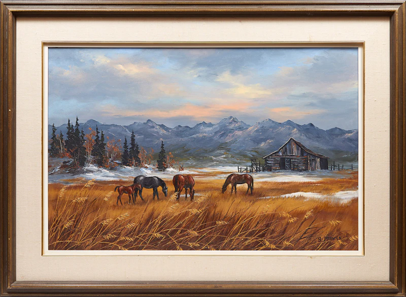 Georgia Jarvis, A Foothills Scene, oil on board - view 2