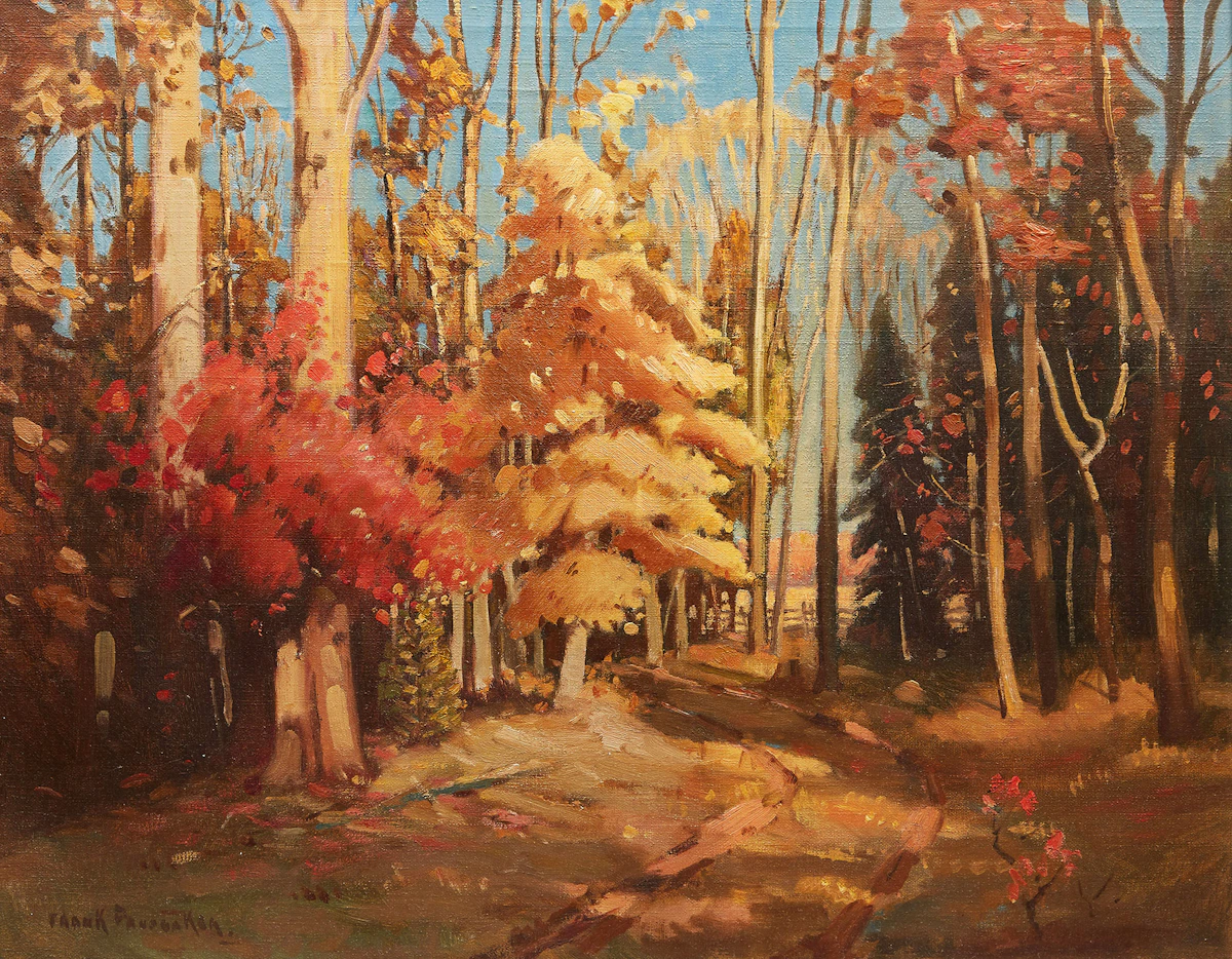 Frank Shirley Panabaker, Fall in Dundas, oil on canvas