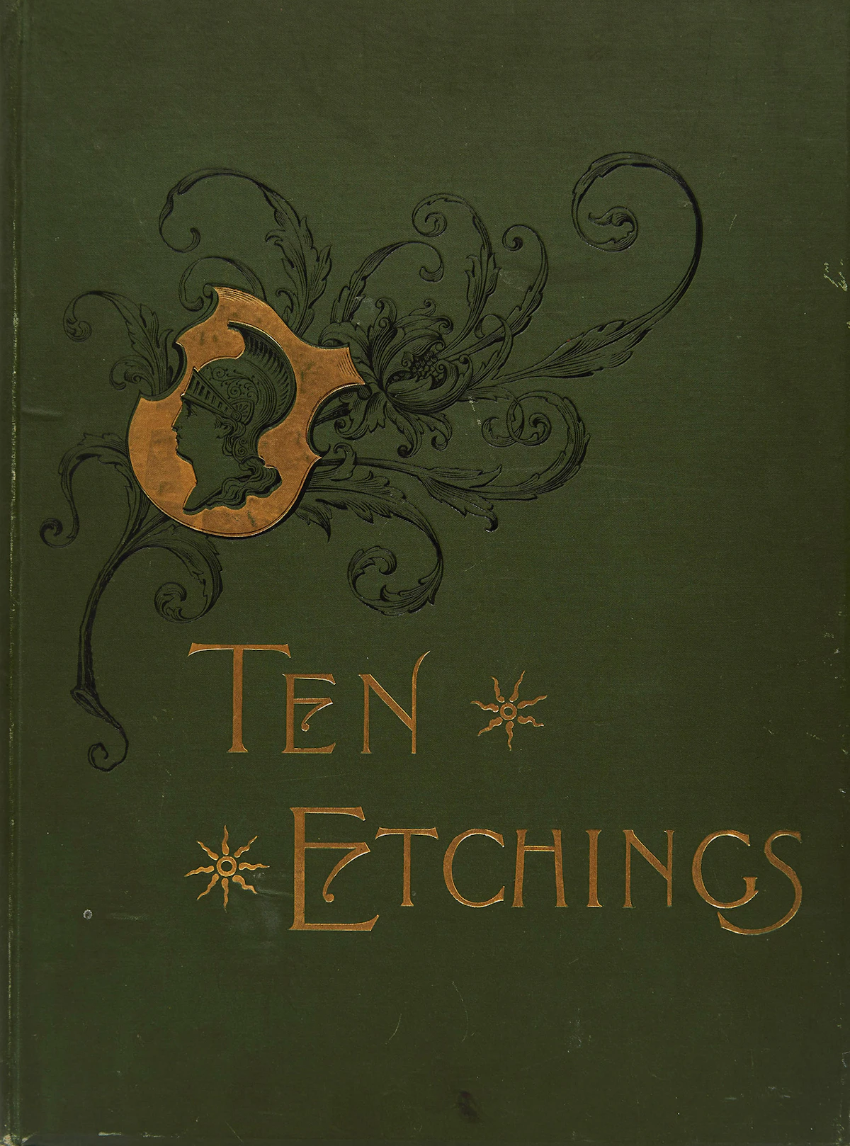 Books and Reference, Ten Etchings, portfolio of ten etchings bound within