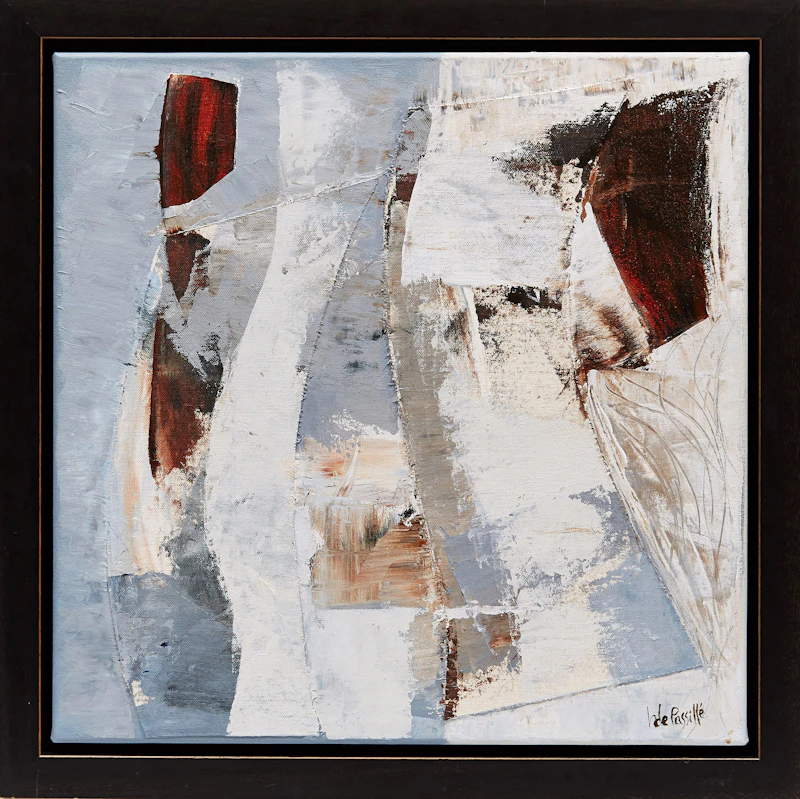 Hélène Passilé, Le promeneuse, acrylic on canvas, 2006 - view 2