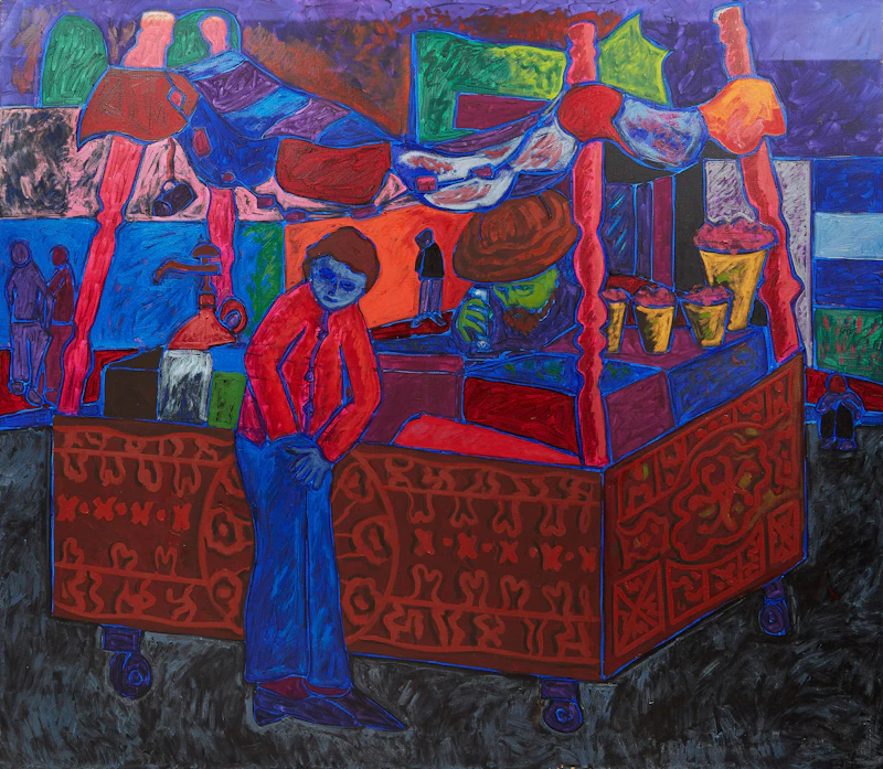 John Godfrey, Food Cart, July 1973