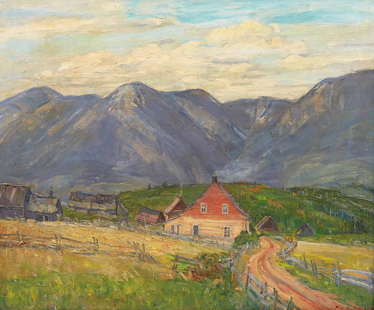 Frederick William Hutchison, St. Jérôme, Charlevoix, oil on canvas
