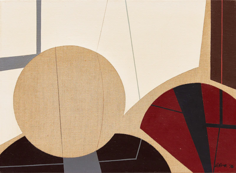 Jean-Paul Jérôme, Vulcain, acrylic on canvas, 1976 - view 1