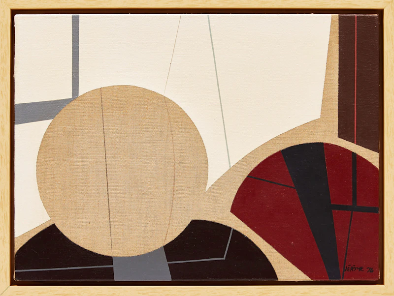 Jean-Paul Jérôme, Vulcain, acrylic on canvas, 1976 - view 2
