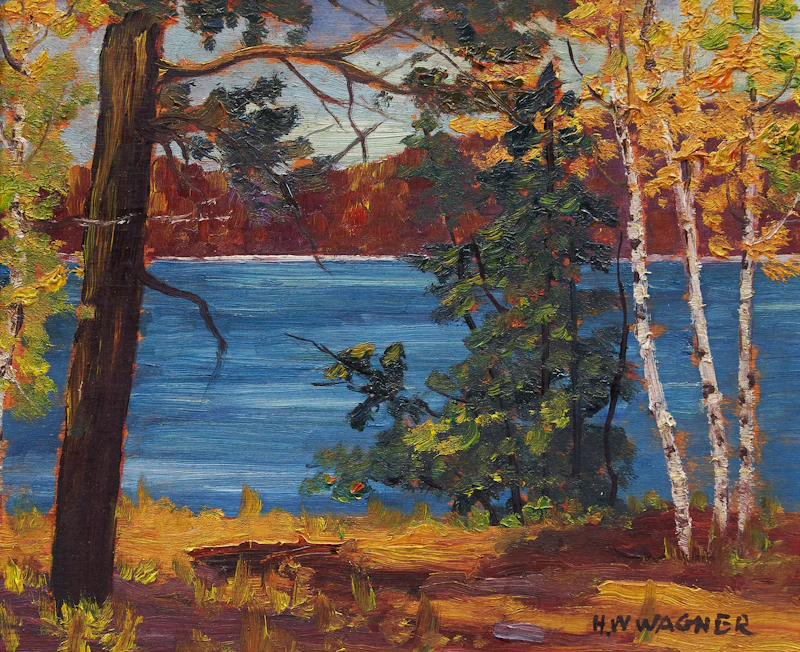 Autumn Landscape by Herbert William Wagner