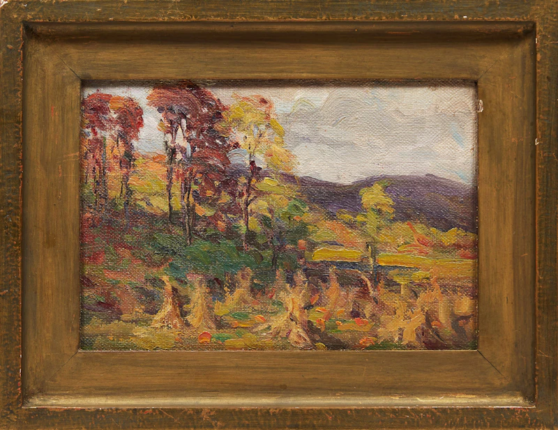 Farquhar McGillivray Strachan Knowles, On the Farm (on the Hudson), oil on canvas - view 2