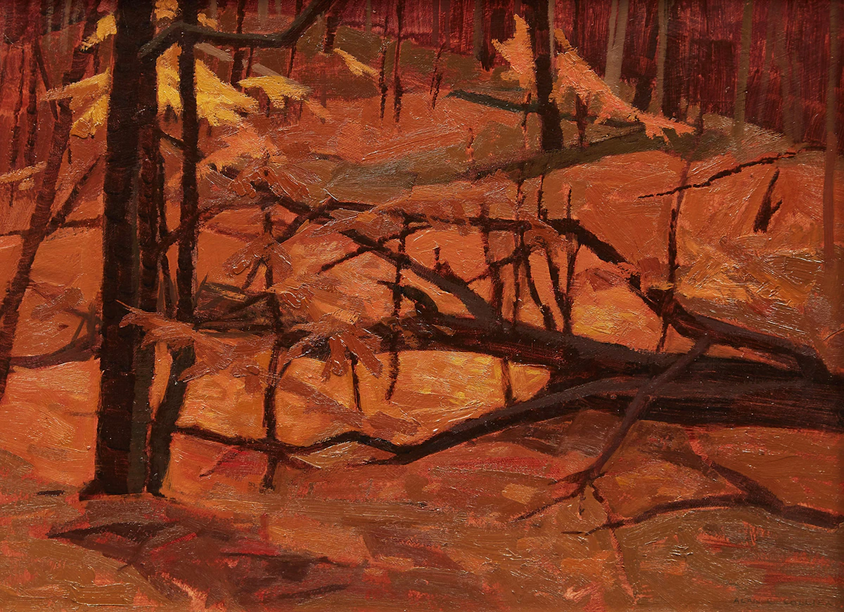 Alan Caswell Collier, Near Rockingham, Madawaska Valley Ont. , oil on board