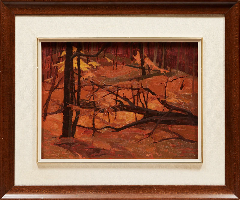 Alan Caswell Collier, Near Rockingham, Madawaska Valley Ont. , oil on board - view 2