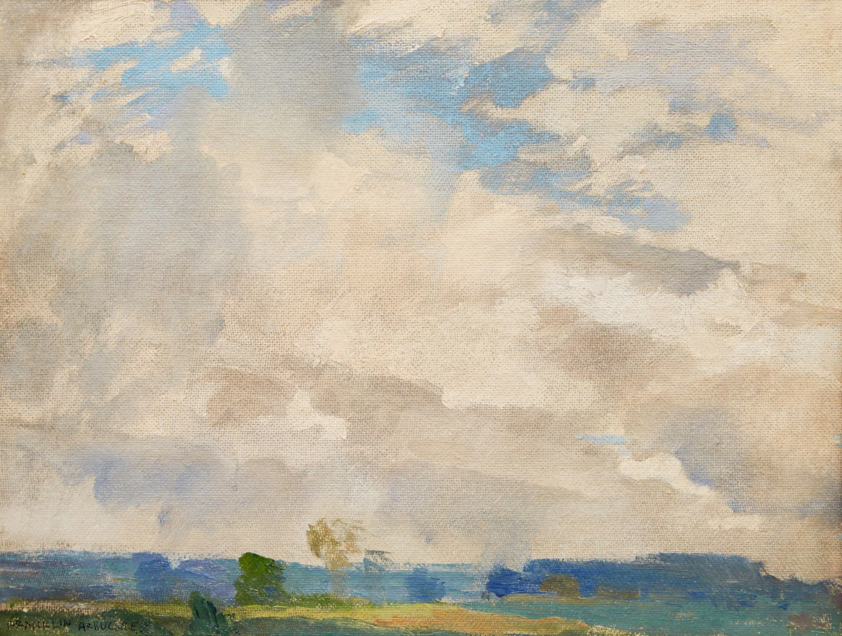 George Franklin Arbuckle, Cloudswept , oil on canvas