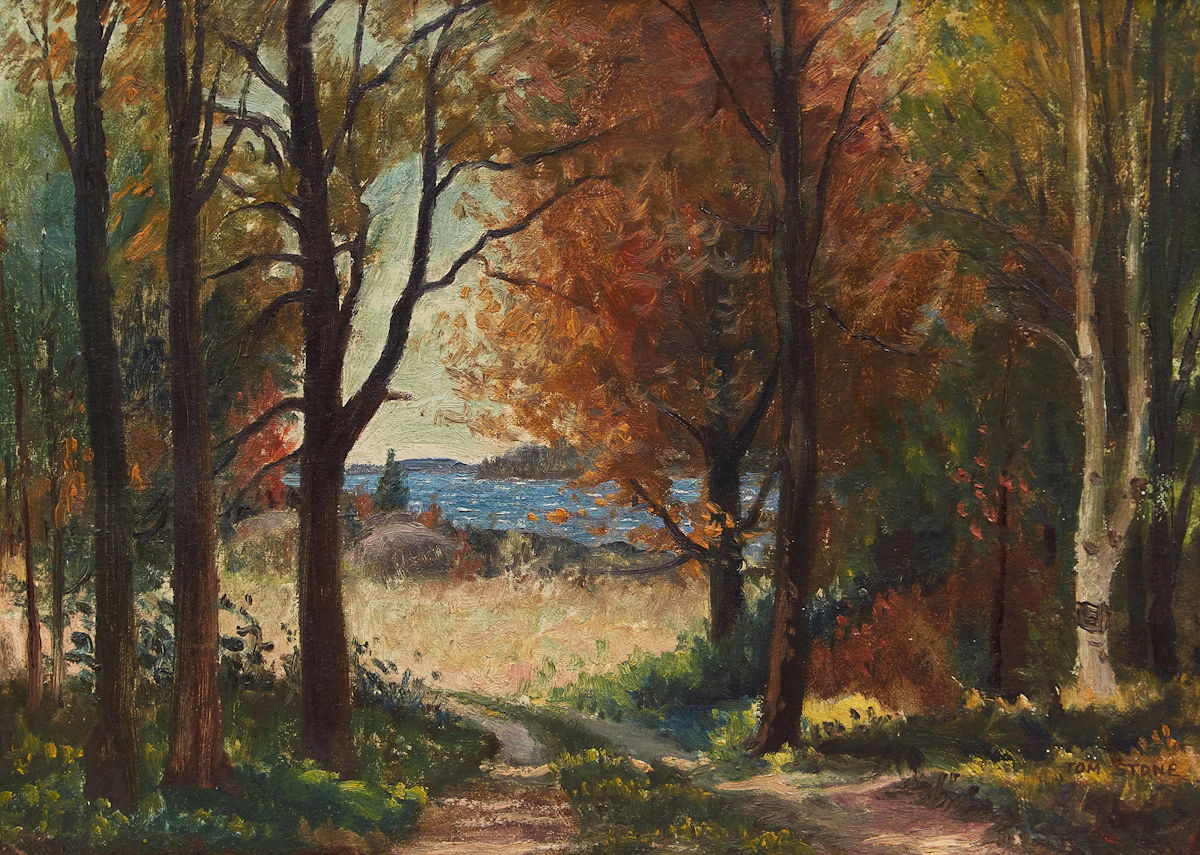 Thomas Albert Stone, Early Autumn, Lake Rosseau, oil on canvas