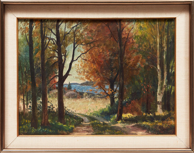 Thomas Albert Stone, Early Autumn, Lake Rosseau, oil on canvas - view 2