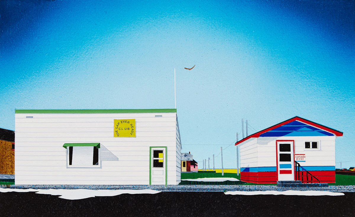 David Thauberger, Ever-Ready, acrylic on masonite, 1997