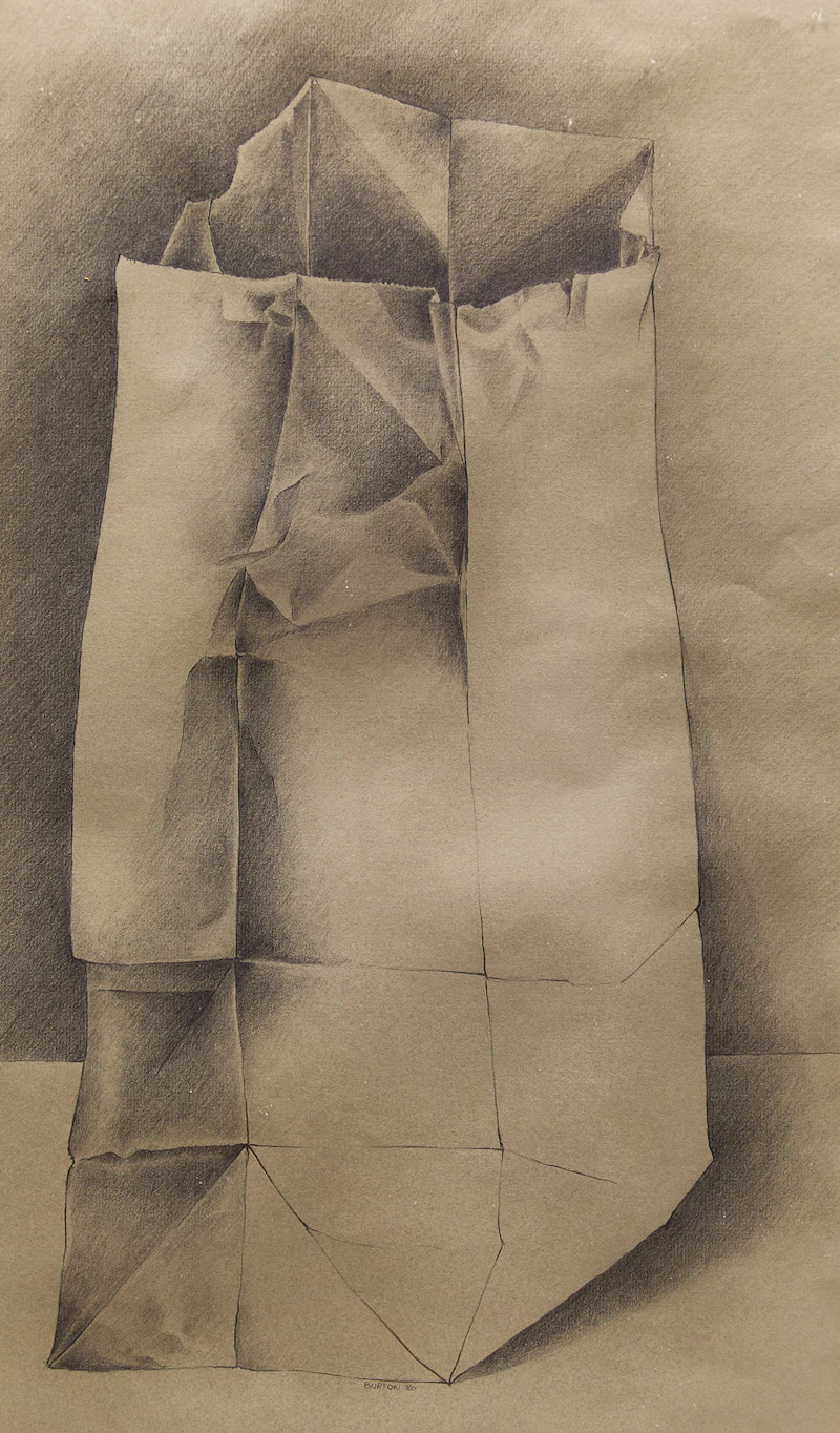 Paper Bag Study by Dennis Eugene Norman Burton