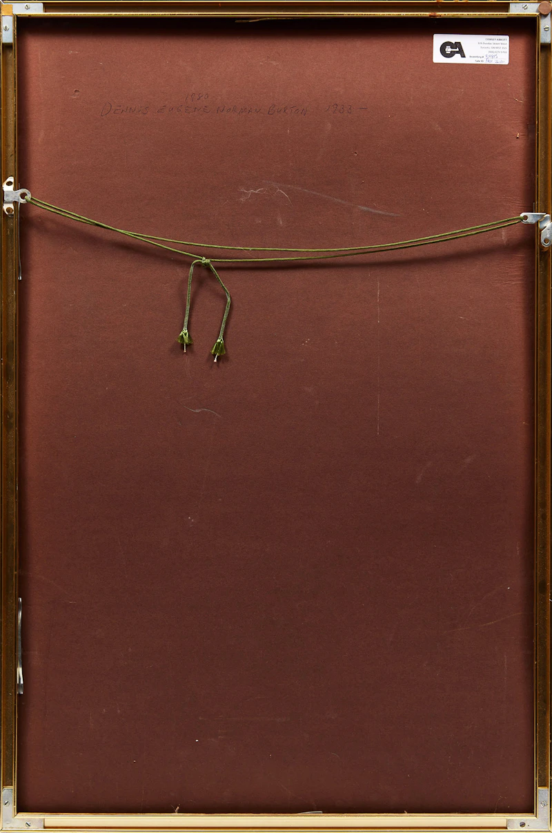 Dennis Eugene Norman Burton, Paper Bag Study, graphite drawing, 1980 - view 3