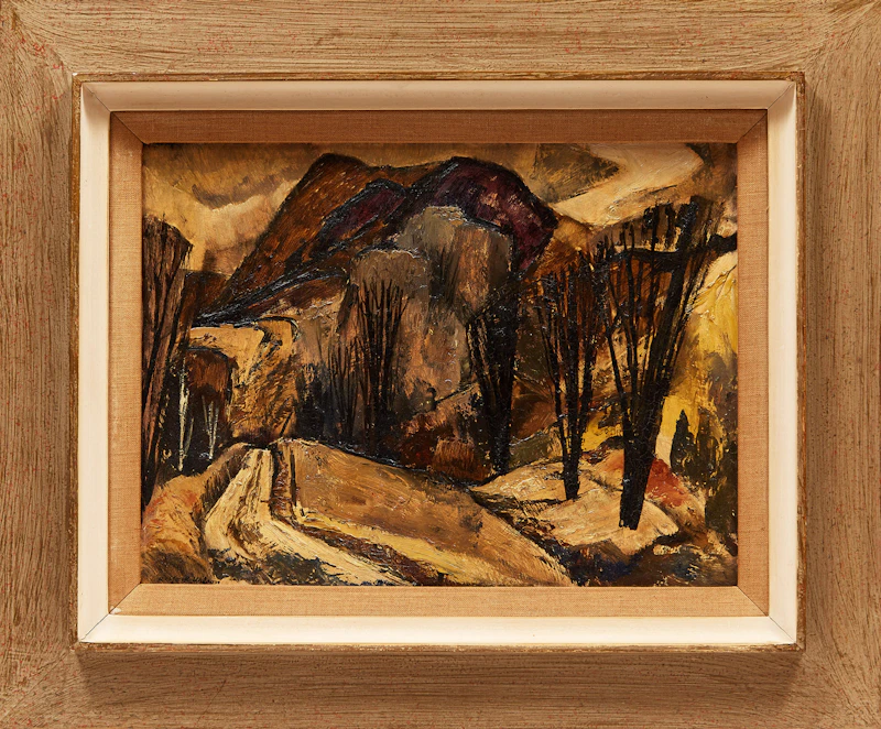 Ronald York Wilson, Laurentian Road, oil on board - view 2