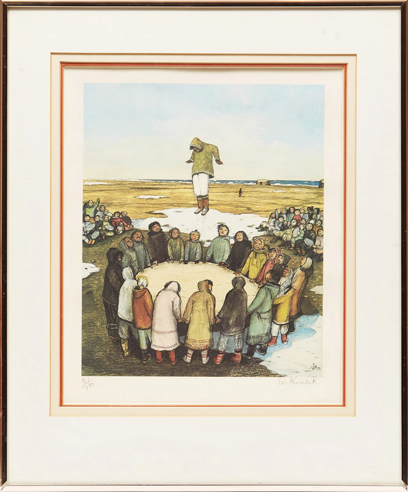William Kurelek, Sky Tossing, colour photolithograph - view 2