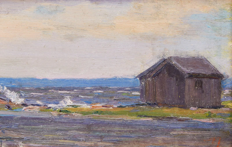 Fishing Shacks, Point Anne by Manly Edward MacDonald