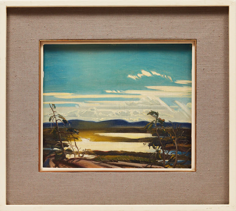 Joseph Sidney Hallam, Cool Morning, oil on canvas, 1939 - view 2