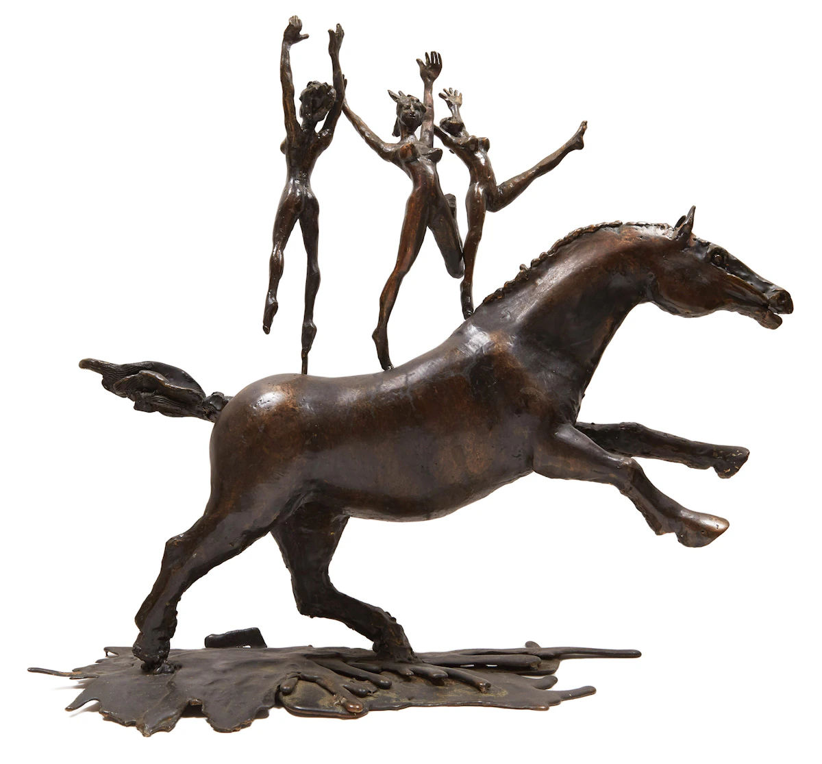 Bruce Garner, Chinese Horse , cast bronze