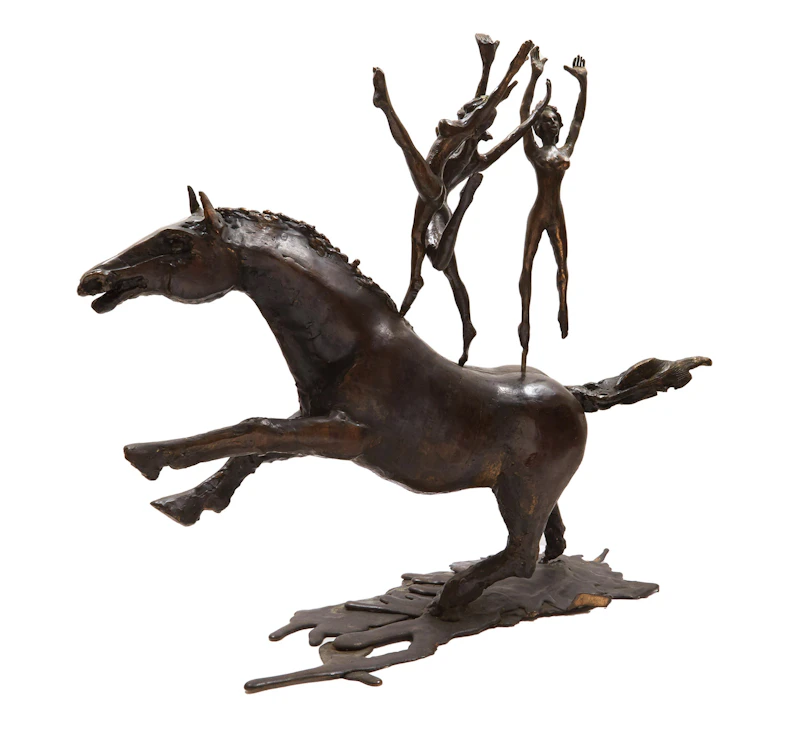 Bruce Garner, Chinese Horse , cast bronze - view 3