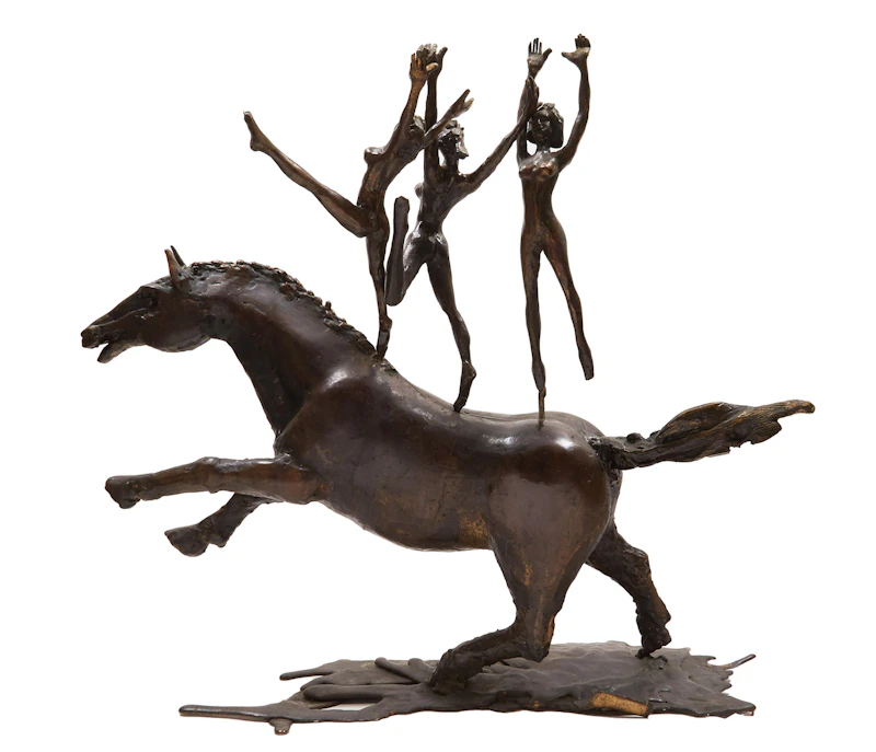 Bruce Garner, Chinese Horse , cast bronze - view 4