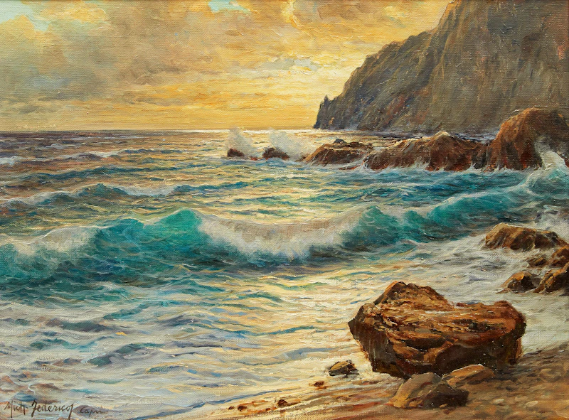 Breakers at Capri by Cavalier Michele Federico
