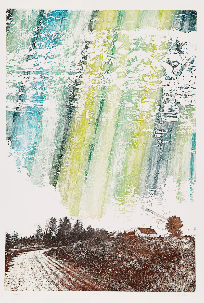 Walter Bachinski, Ken Danby, John Esler, Alex Janvier, Rita Letendre, Bernard Mulaire, Pitseolak, Don Phillips, Ed Porter and Noboru Sawai, Twentieth Anniversary - 1959/1979 Gallery Moos Limited, collection of ten prints, 1979 - view 2