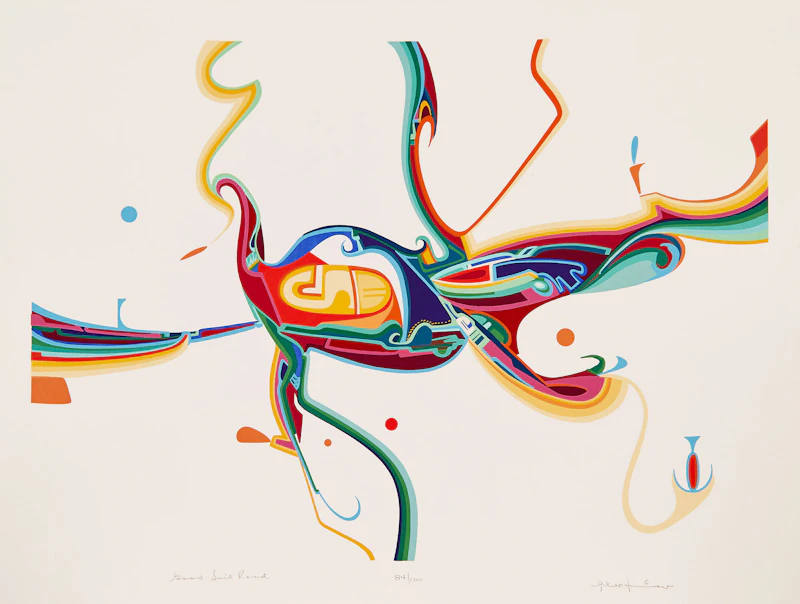 Walter Bachinski, Ken Danby, John Esler, Alex Janvier, Rita Letendre, Bernard Mulaire, Pitseolak, Don Phillips, Ed Porter and Noboru Sawai, Twentieth Anniversary - 1959/1979 Gallery Moos Limited, collection of ten prints, 1979 - view 3