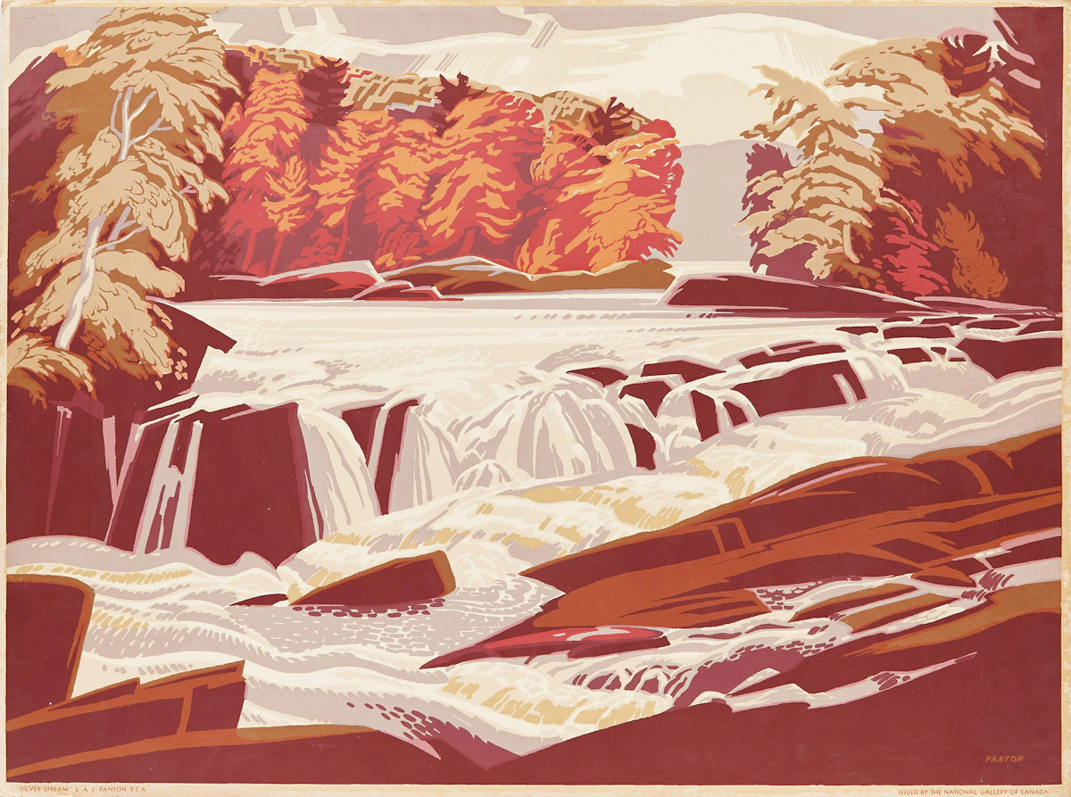 Lawrence Arthur Colley Panton, Silver Stream, Sampson Matthews silkscreen